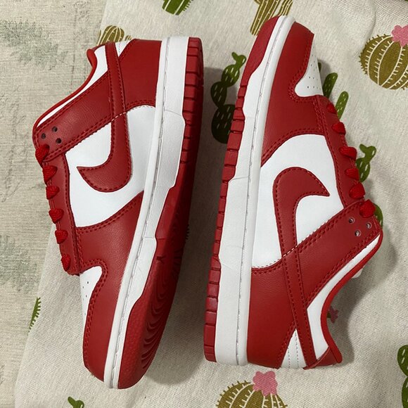 Nike Red and White Sneakers - Picture 7 of 8